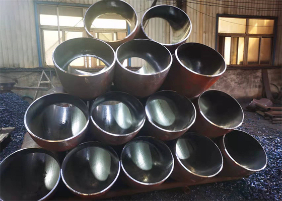Συγκόλληση SGP Sch 80 μαύρο ανοξείδωτο αγκώνων ASME 90 βαθμού