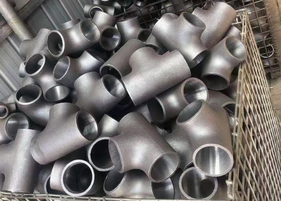 DIN2615 μαύρη ζωγραφική γραμμάτων Τ Sch20 Sch10 Dn15-Dn1200 STD χάλυβα άνθρακα