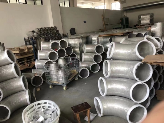 Sch40 άνευ ραφής χτυπημένη συγκόλληση Astm A234 χάλυβα άνθρακα αγκώνων 22,5 βαθμού