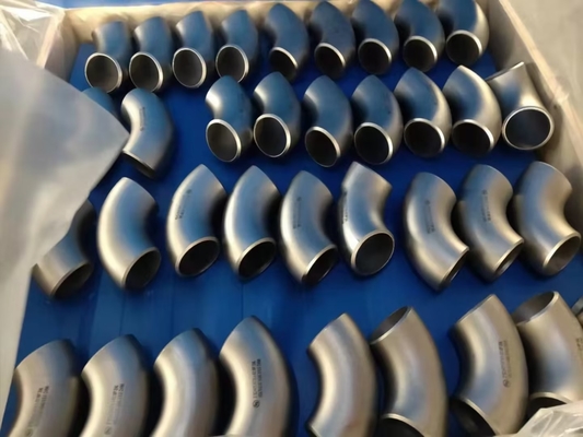 χάλυβας άνθρακα 3.91mm αγκώνας Sandblasted ASME B16.9 90 βαθμού 180 βαθμός