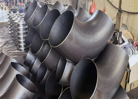 Στρογγυλό σχέδιο 40 αγκώνες ASTM A234 WP11 90D A420 WPL3 DN32 συγκόλλησης