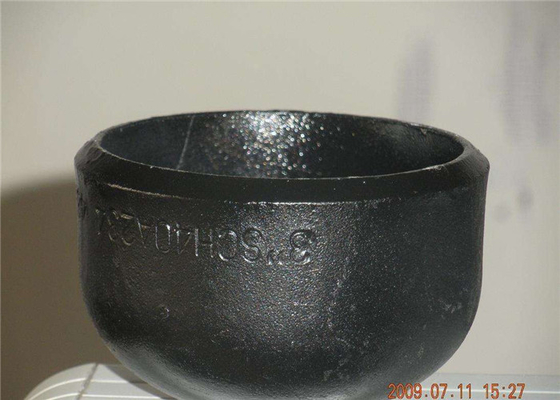 ΚΑΠ τελών σωλήνων χάλυβα Q195 Q215 30mm 60mm που σφυρηλατούνται για τη δομή κατασκευής