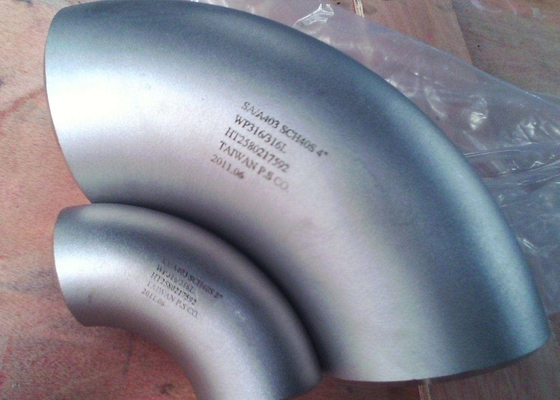 Χάλυβας αγκώνας Astm A420 Wpl6 Sgp Jis 45 βαθμού